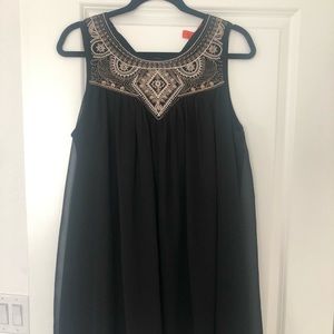 Flowy Embroidered Boutique Dress
